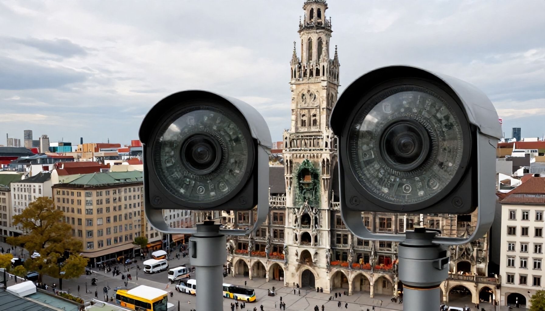 Ein Blick auf die Marienplatz-Webcam