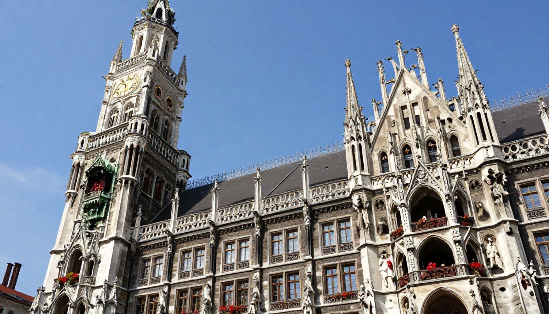 Ein Blick auf die prächtige Architektur