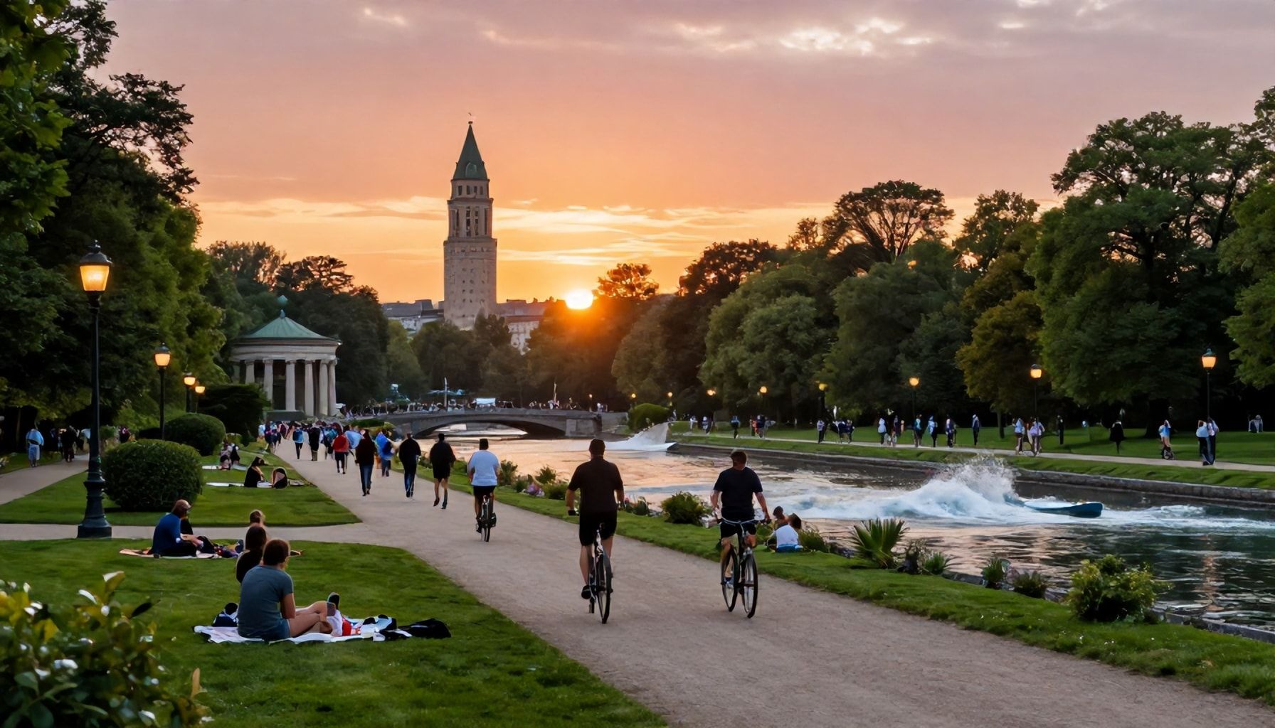 Ein Tag im Englischen Garten