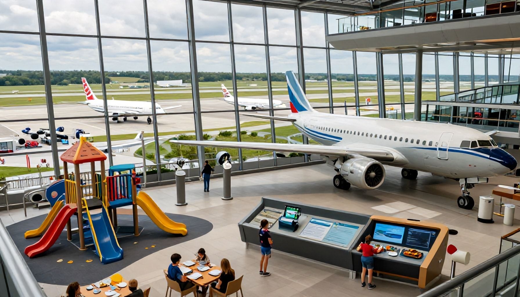 Einzigartige Features des Besucherparks