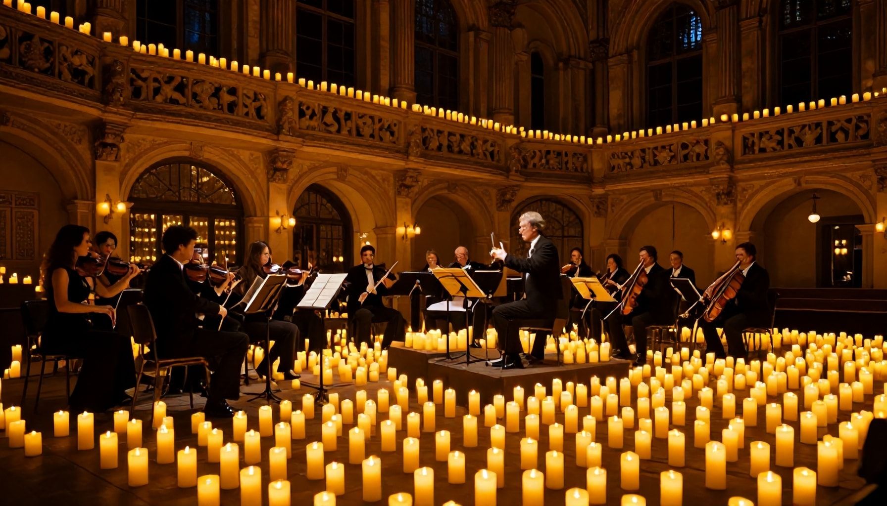 Einzigartiges Erlebnis mit Kerzenschein