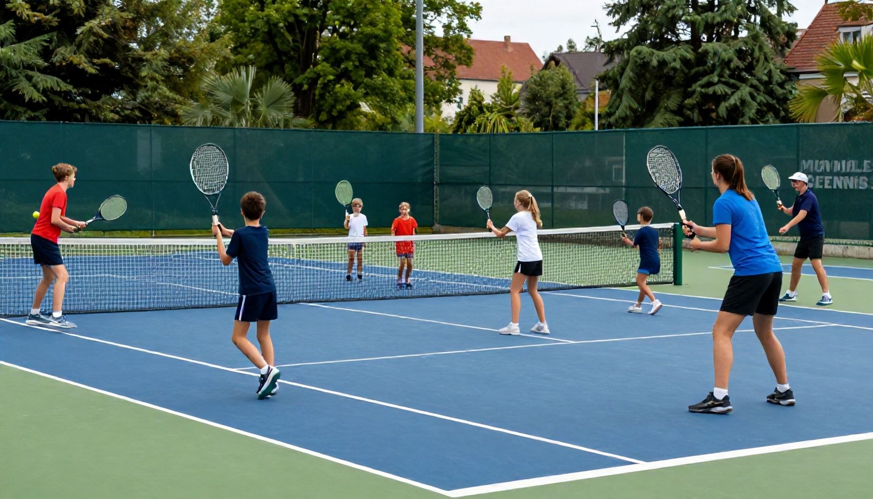 Erste Schritte auf dem Platz