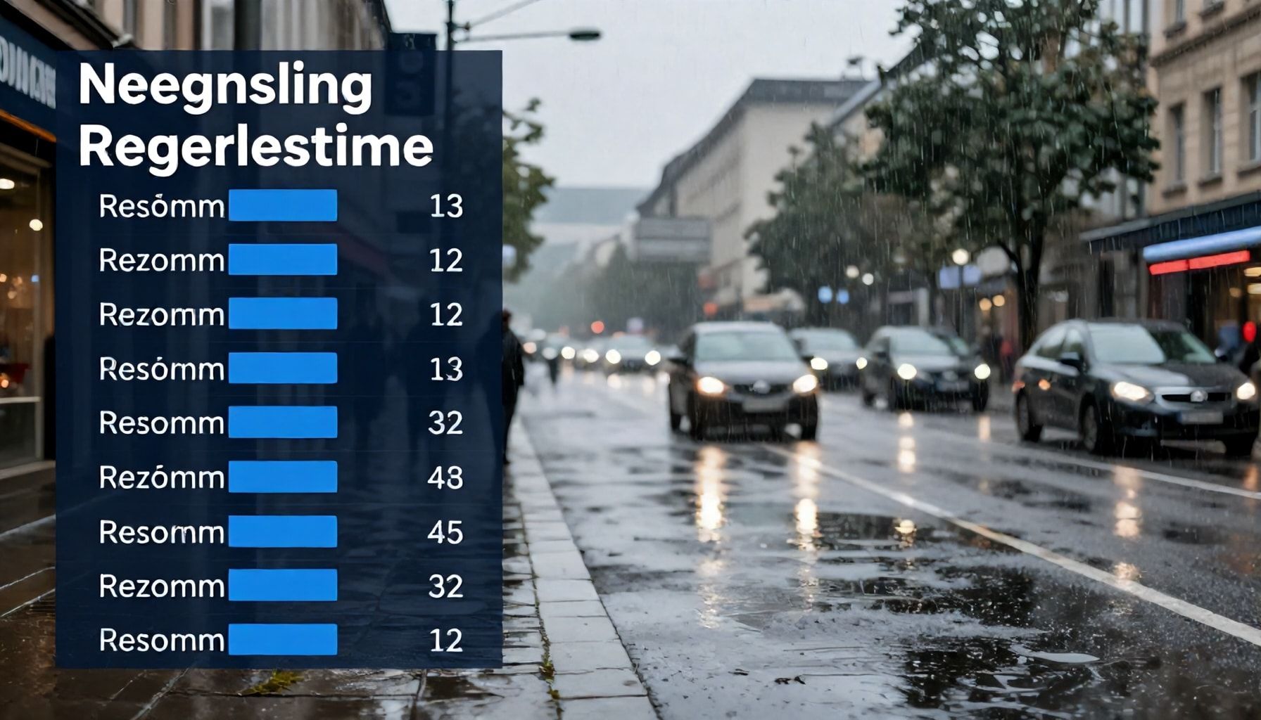 Erwartete Niederschlagsmengen