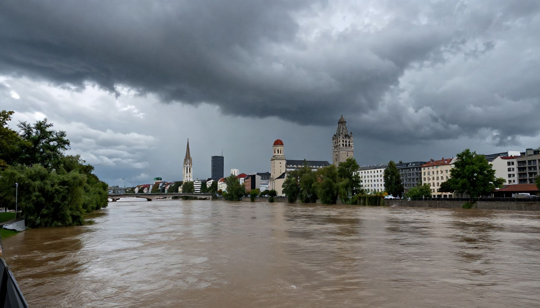 Erwarteter Niederschlag und mögliche Folgen