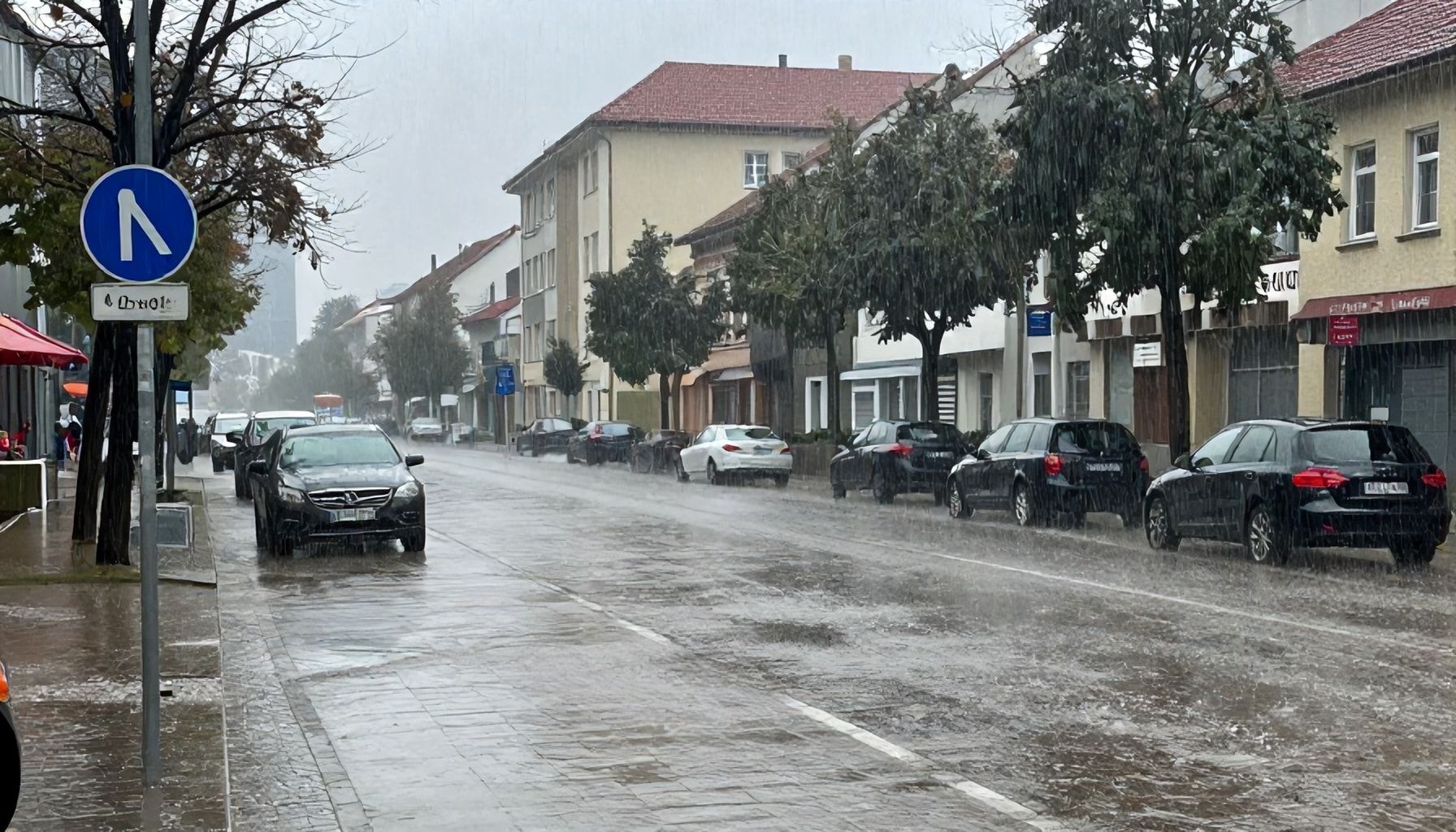 Erwarteter Niederschlag und seine Ursachen