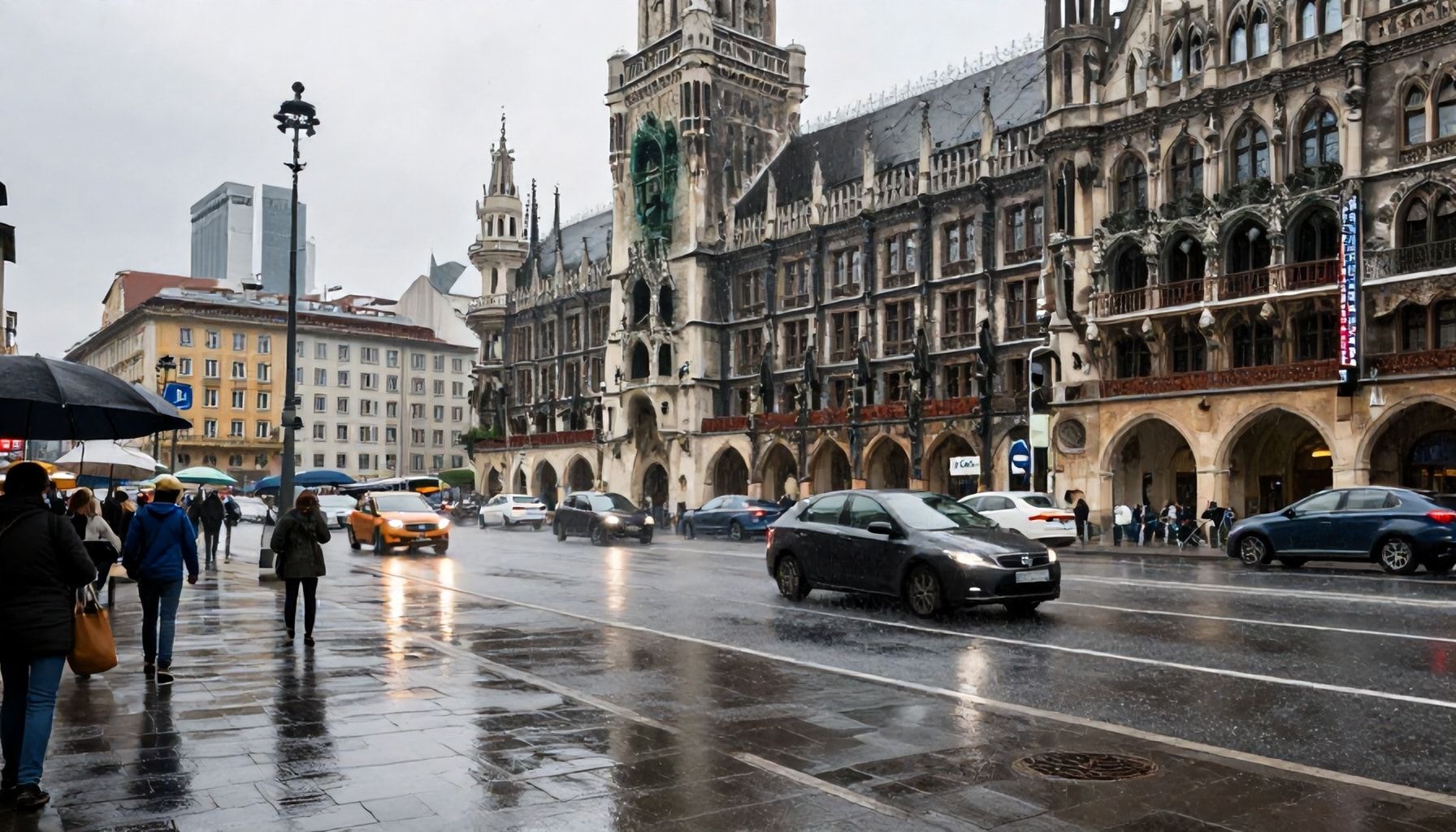 Erwarteter Regen und seine Auswirkungen