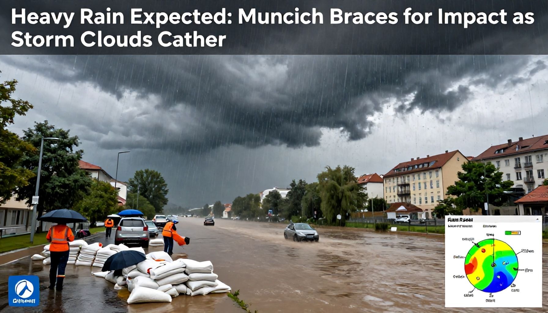 Erwarteter Regen und seine Auswirkungen