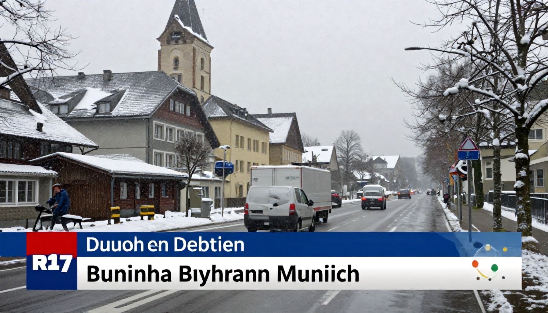 Extreme Wetterlage über Bayern