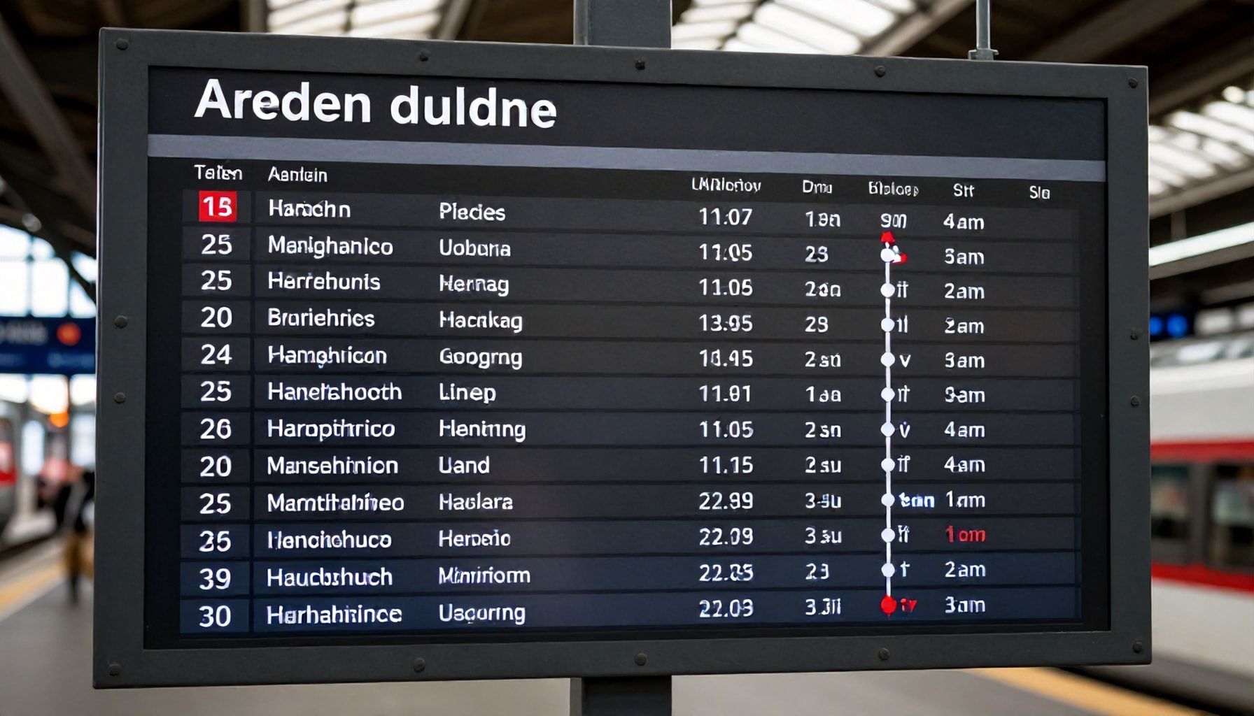 Fahrpläne und Haltestellen im Detail