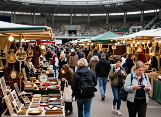 Flohmarkt im Olympiapark München lockt über 500 Besucher an
