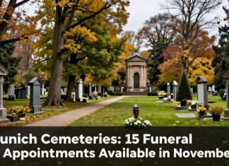 Friedhöfe München: 15 Termine für Bestattungen im November verfügbar