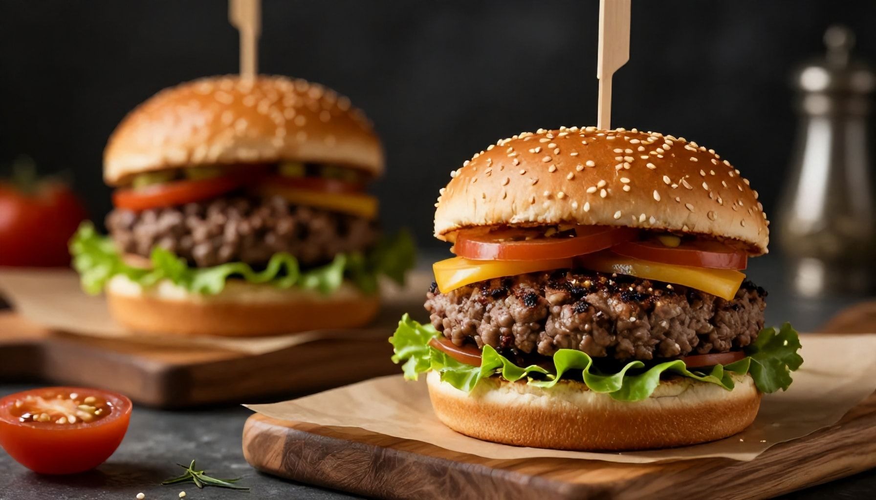 Frische Zutaten und handgeformte Burger