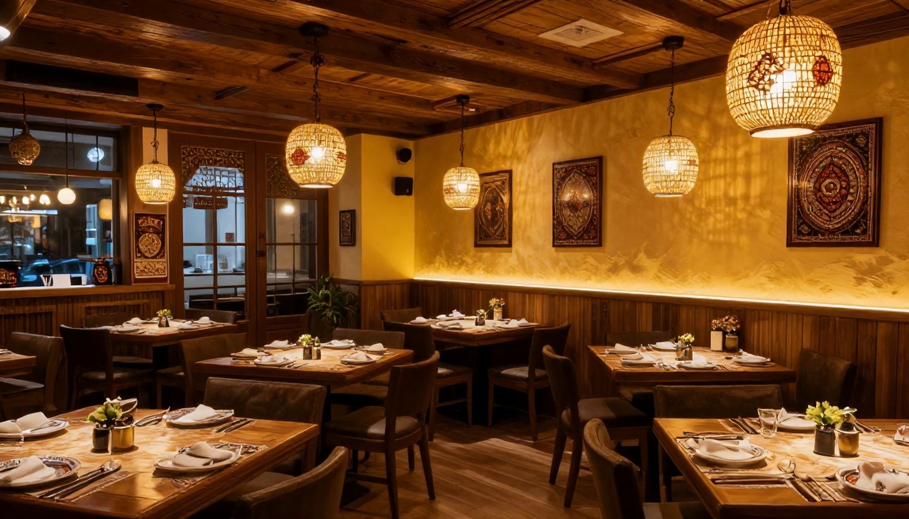 Gemütliches Ambiente mit traditionellen Elementen