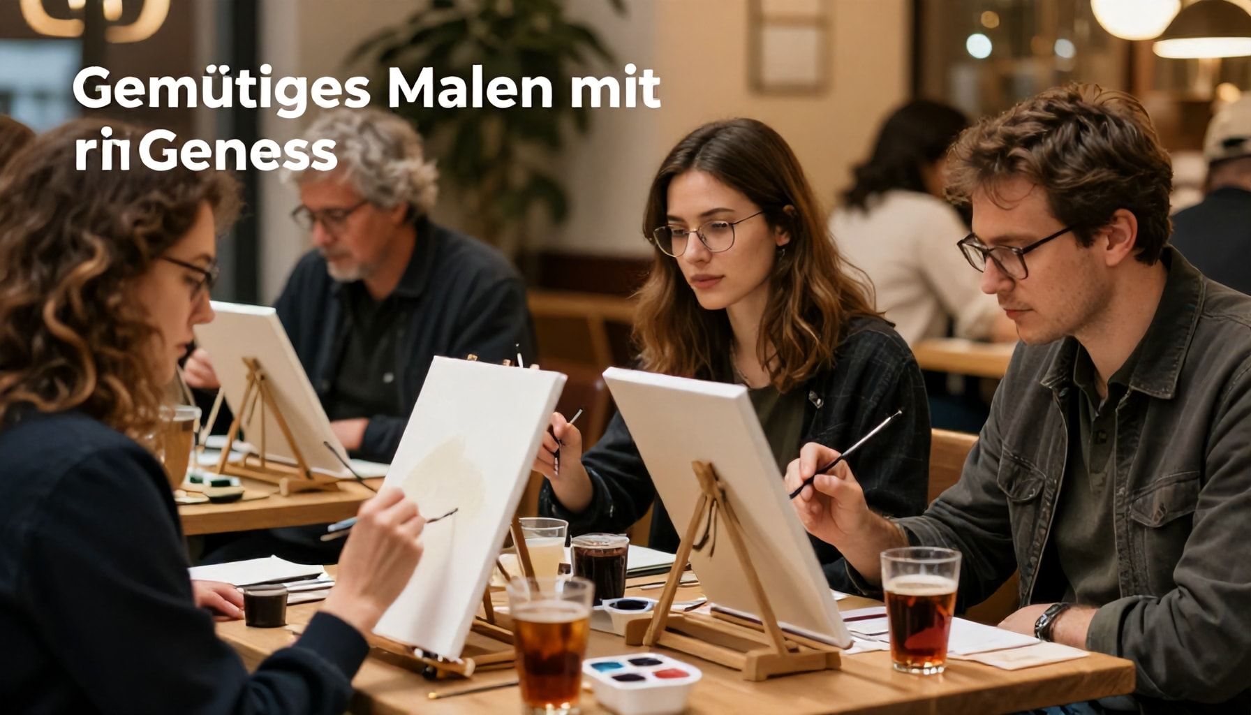 Gemütliches Malen mit Genuss