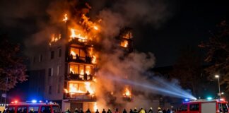 Großalarm in München: 50 Einsatzkräfte bei Brand in Hochhaus im Einsatz