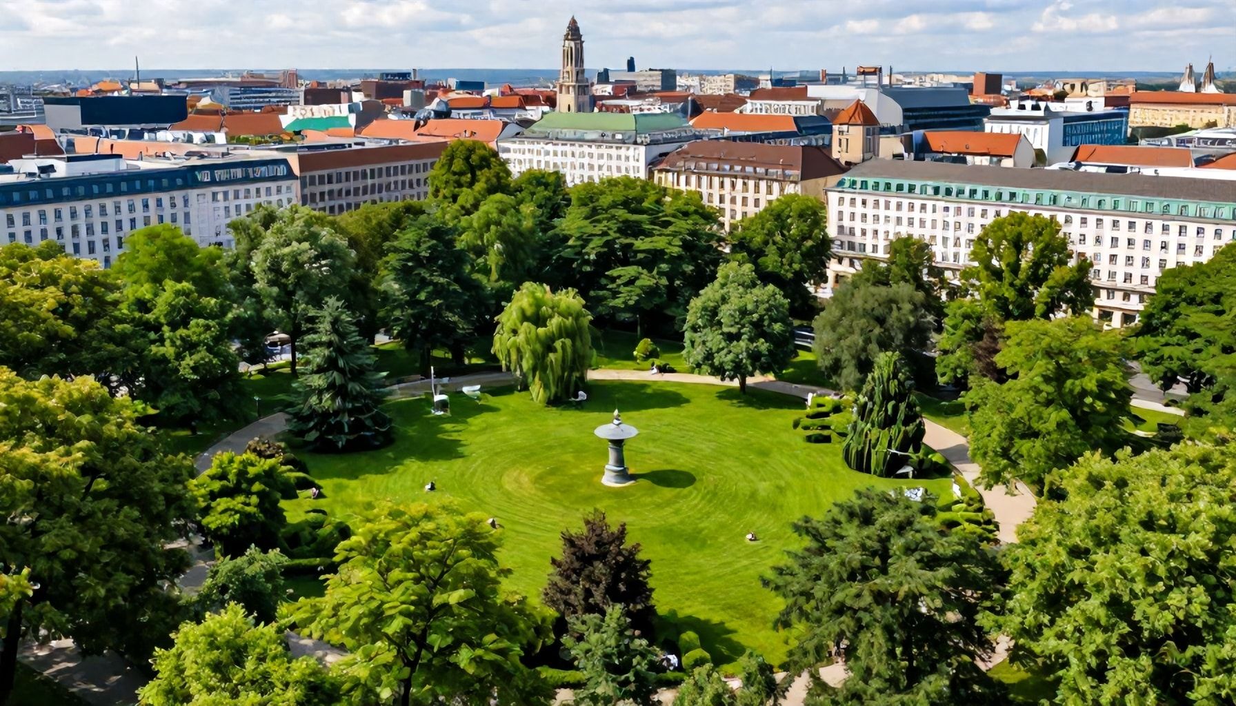 Grüne Oase mitten in der Stadt