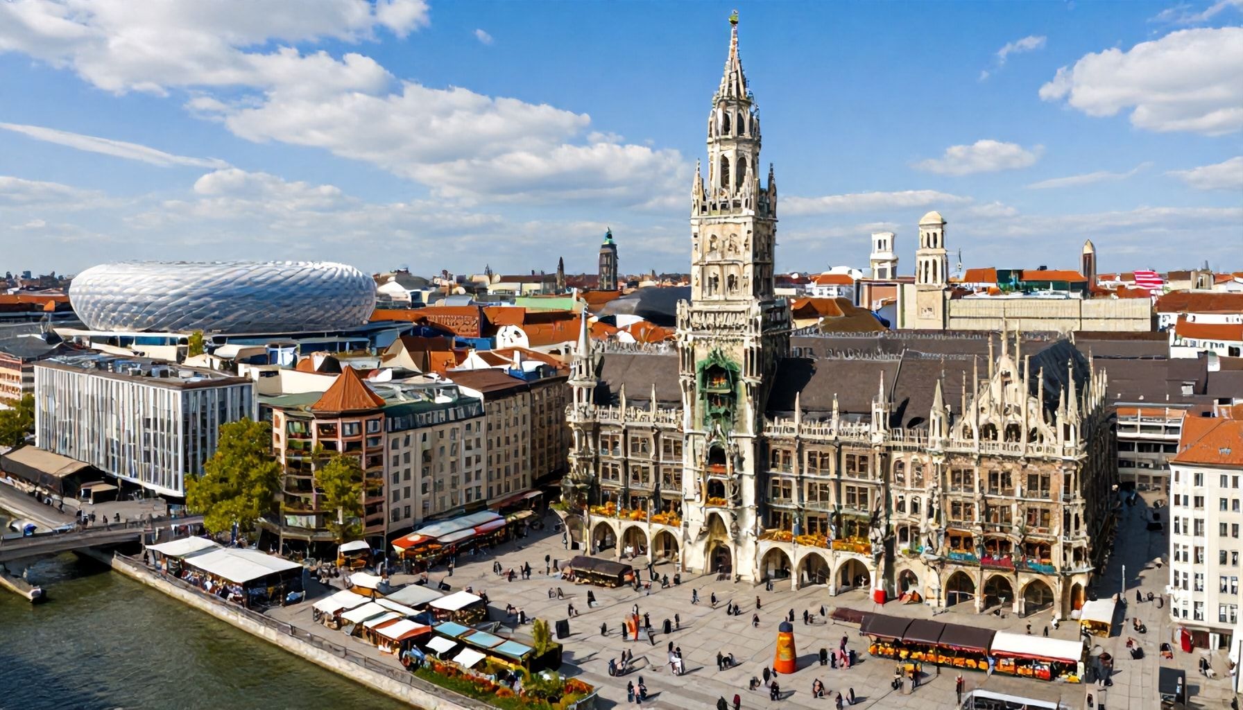 Historische Sehenswürdigkeiten und moderne Architektur