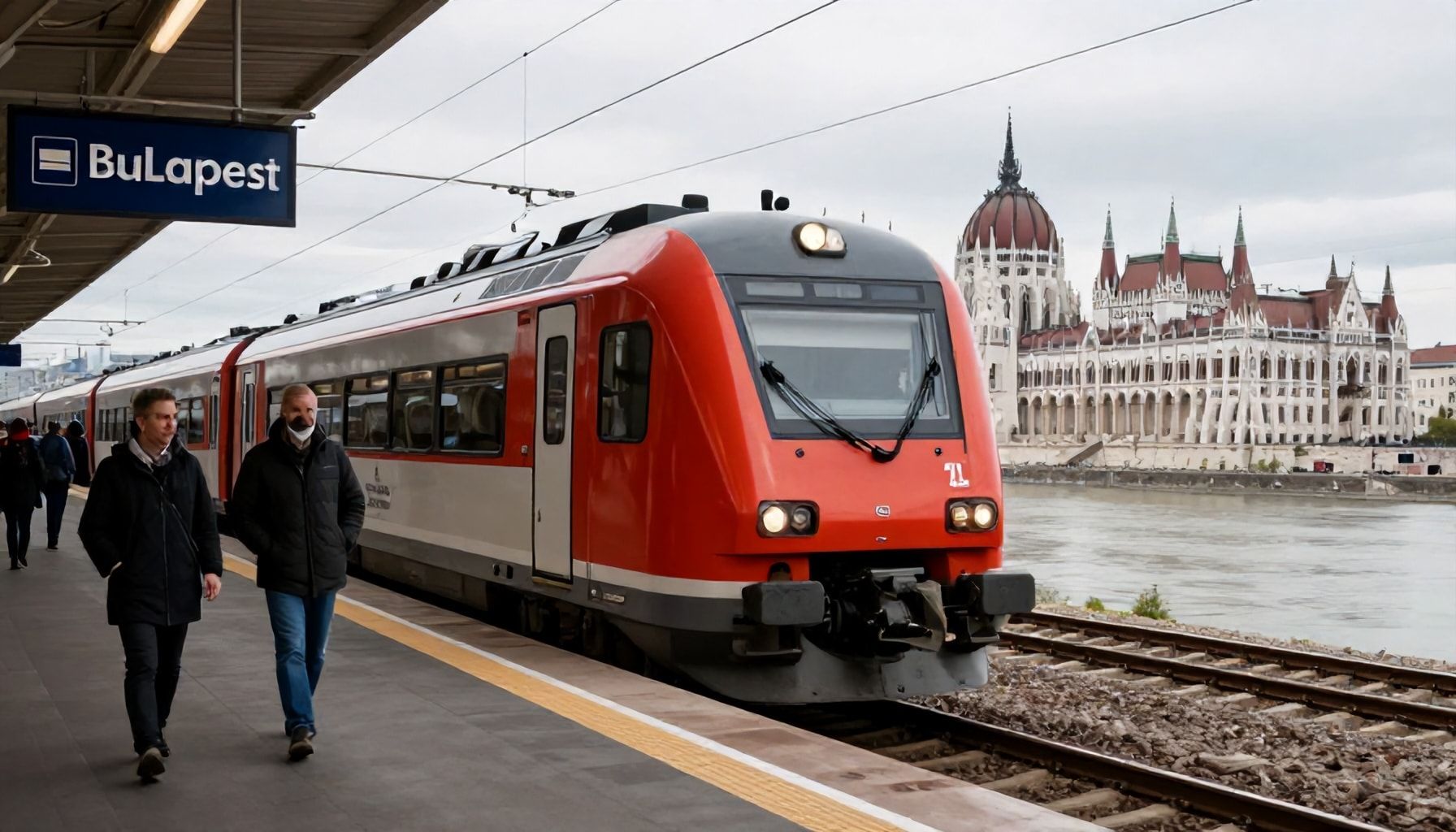 Historische Verbindung zwischen München und Budapest