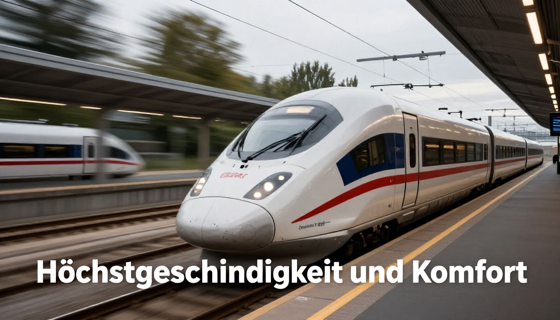 Höchstgeschwindigkeit und Komfort