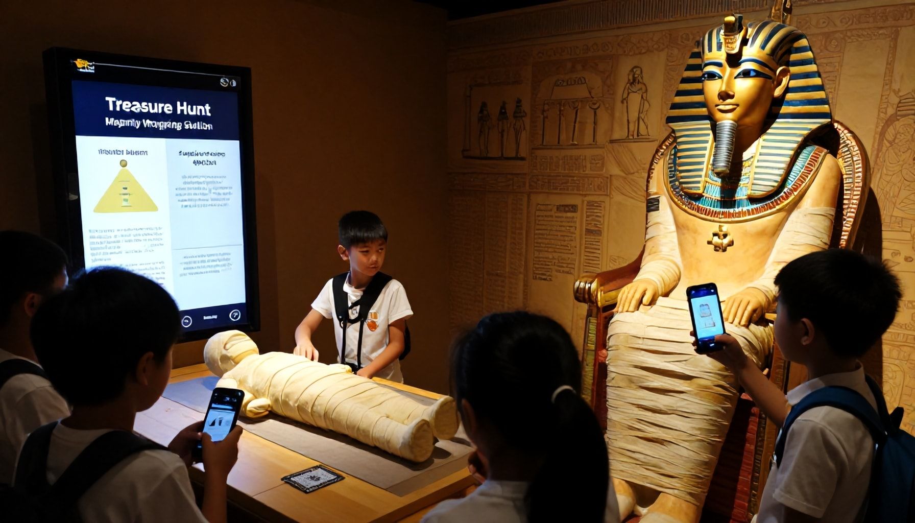 Interaktive Elemente für junge Besucher