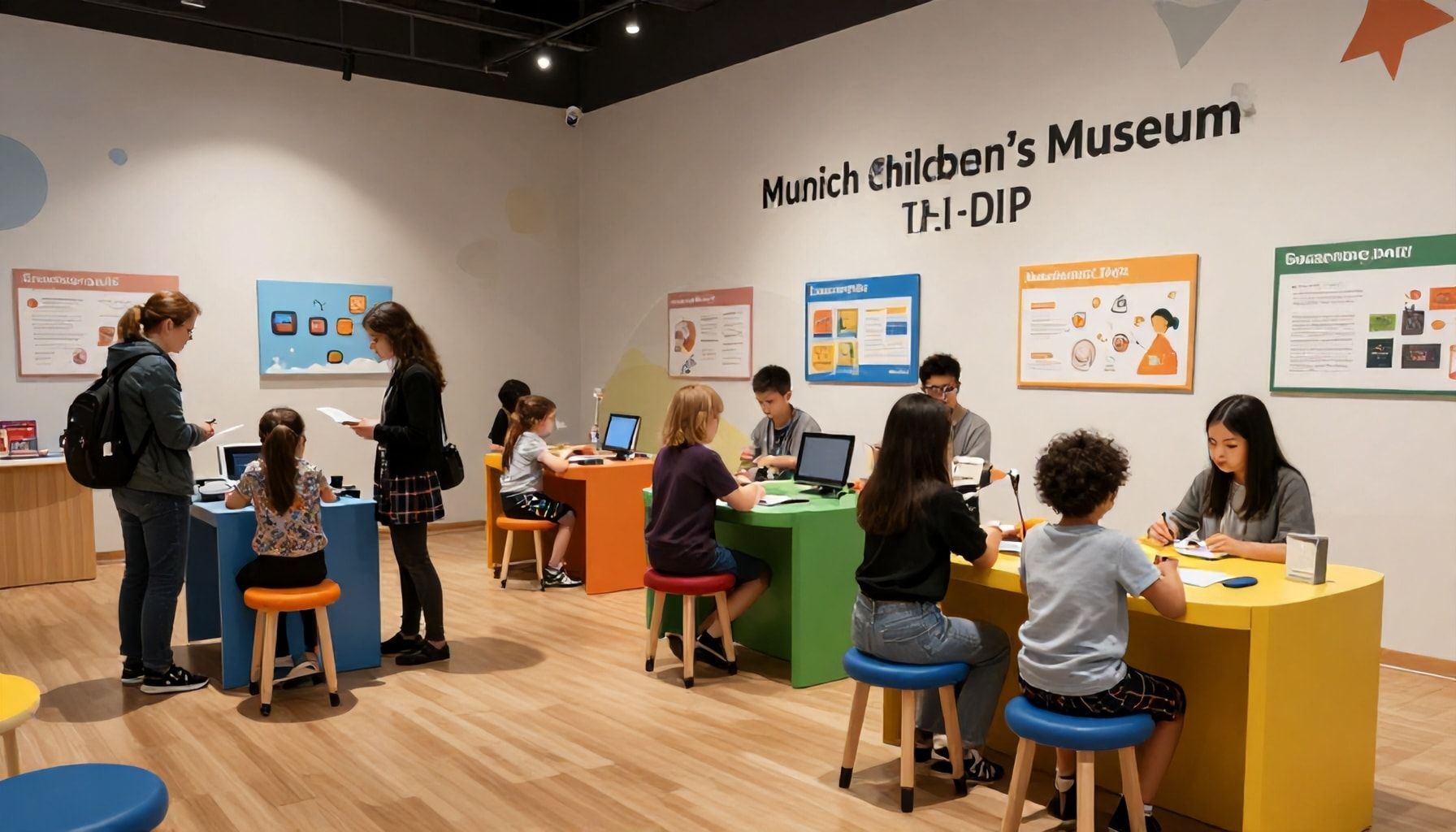 Interaktive Stationen fördern Lernspaß