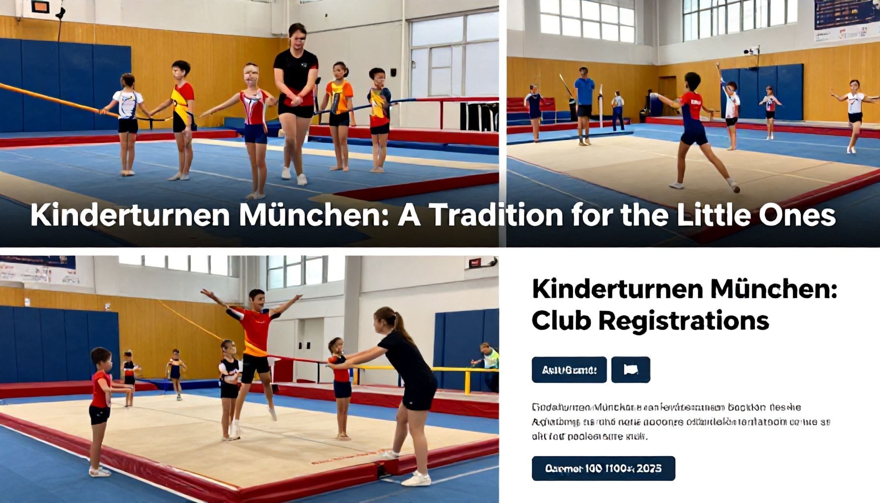 Kinderturnen München: Eine Tradition für die Kleinen