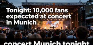 Heute Abend: 10.000 Fans bei Konzert in München erwartet