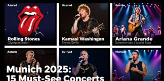 München 2025: 15 Top-Konzerte für Musikfans