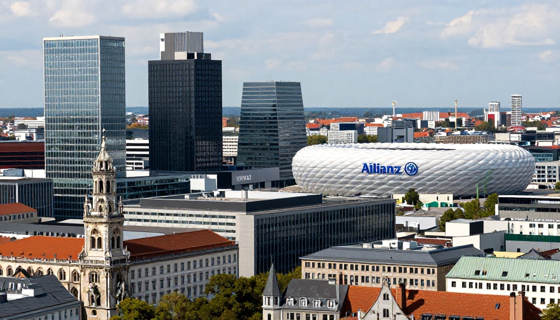 Moderne Architektur prägen das Stadtbild