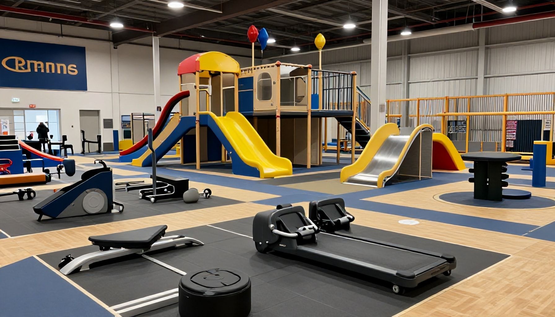 Moderne Ausstattung auf riesiger Fläche