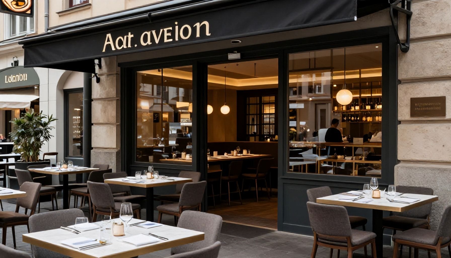 Moderne Eleganz trifft auf traditionelle Küche