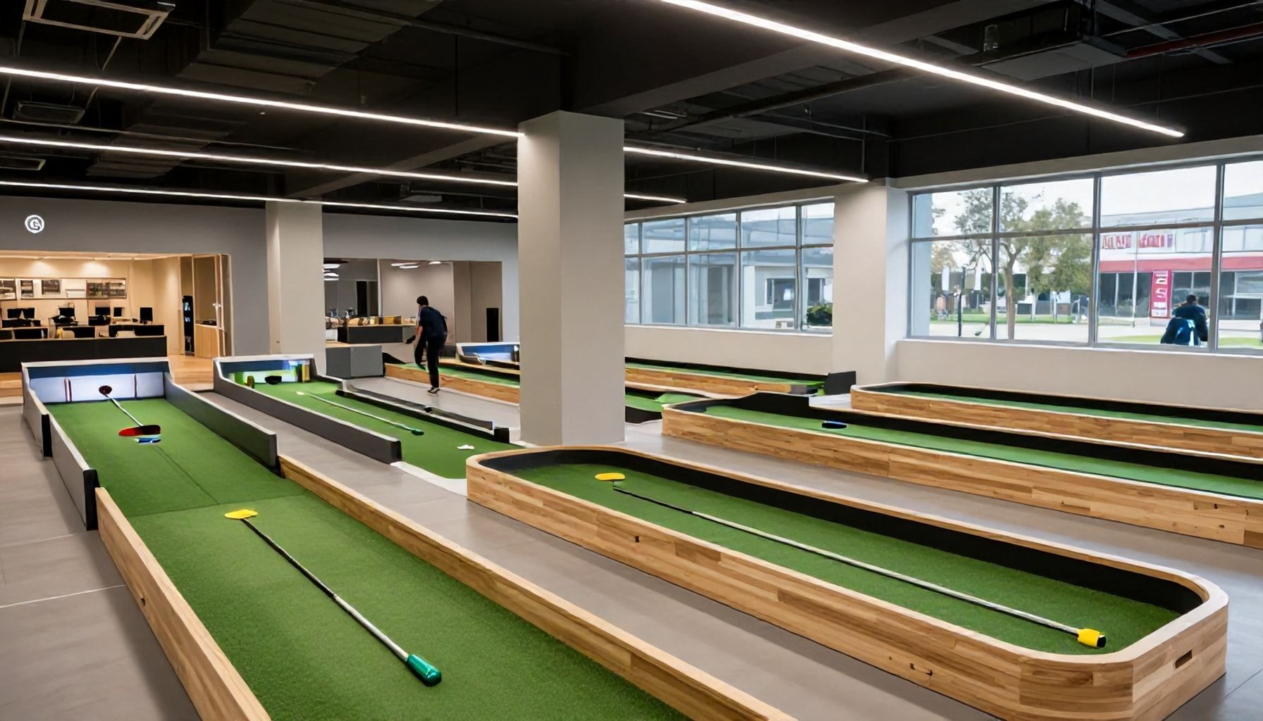 Moderne Gestaltung und innovative Hindernisse