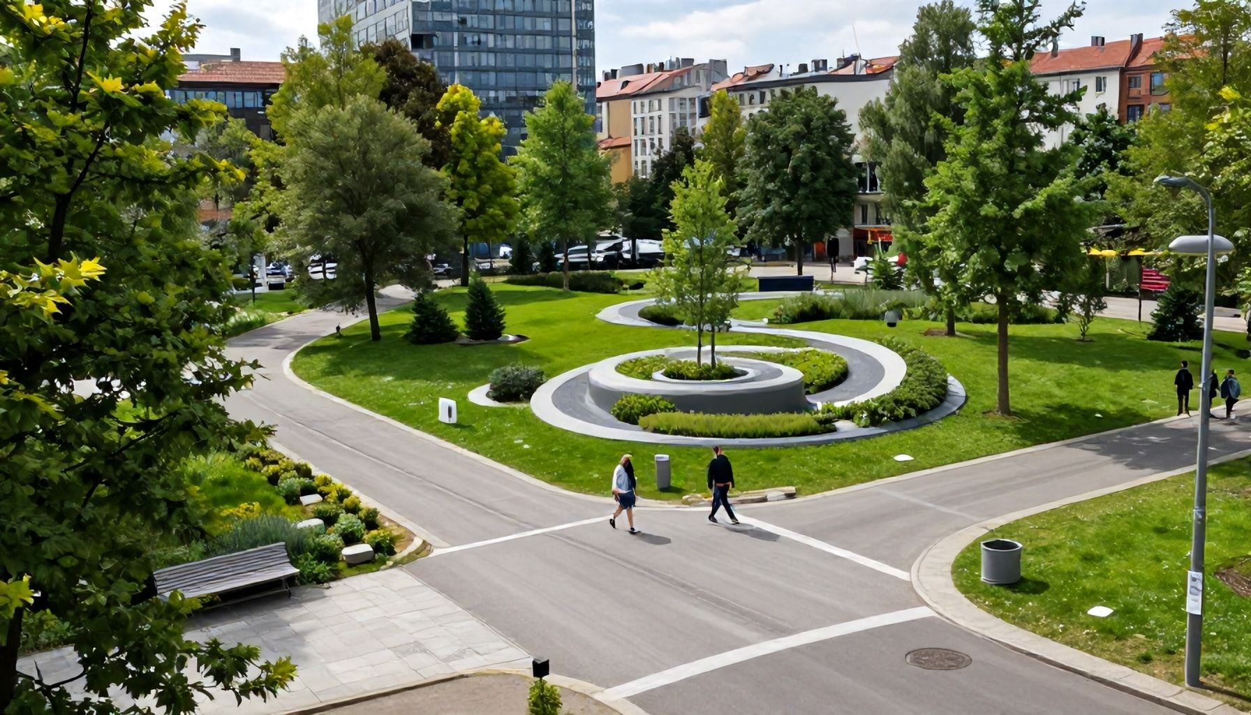 Moderne Gestaltung und nachhaltige Elemente