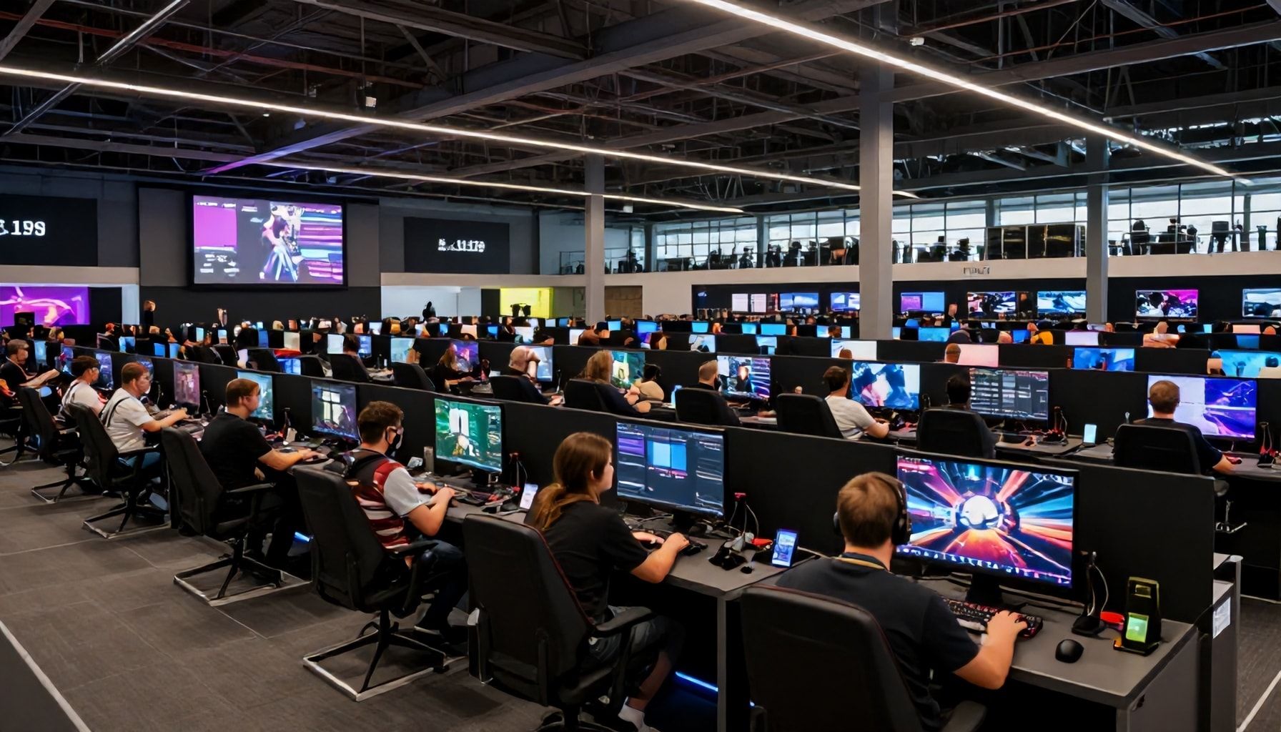 Moderne Infrastruktur für Gaming-Events