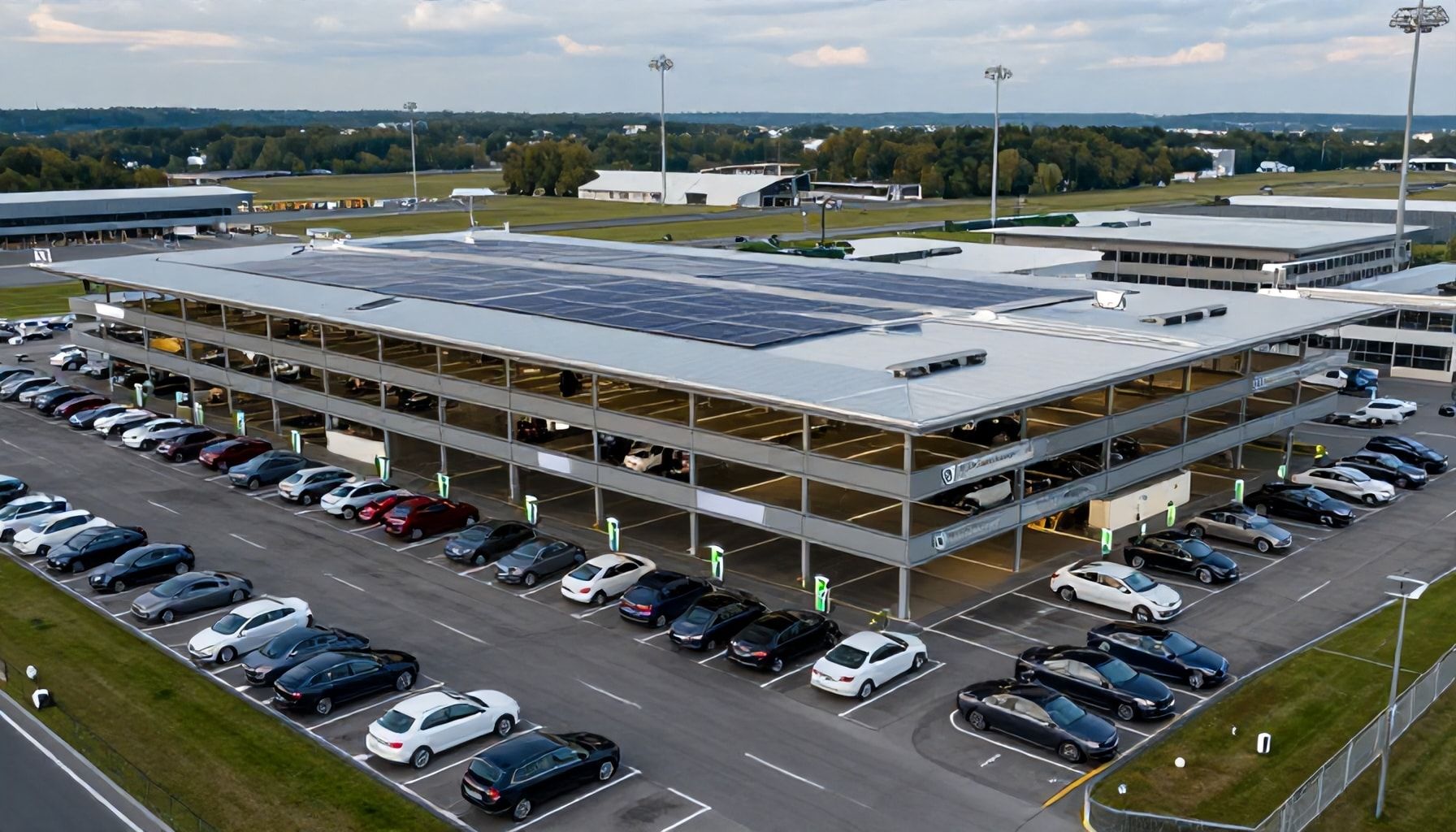 Moderne Lösung für wachsende Parkplatznachfrage