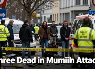 Drei Tote bei Anschlag in München