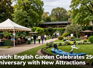 München: Englischer Garten feiert 250. Geburtstag mit neuen Attraktionen