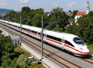 Neue ICE-Strecke München nach Augsburg in Rekordzeit fertiggestellt