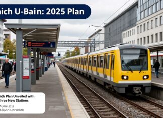 Münchner U-Bahn: Neuer Plan für 2025 mit drei zusätzlichen Stationen