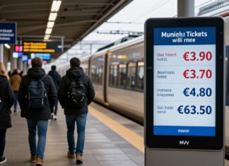 Münchner U-Bahn-Ticketpreise steigen ab Januar 2024