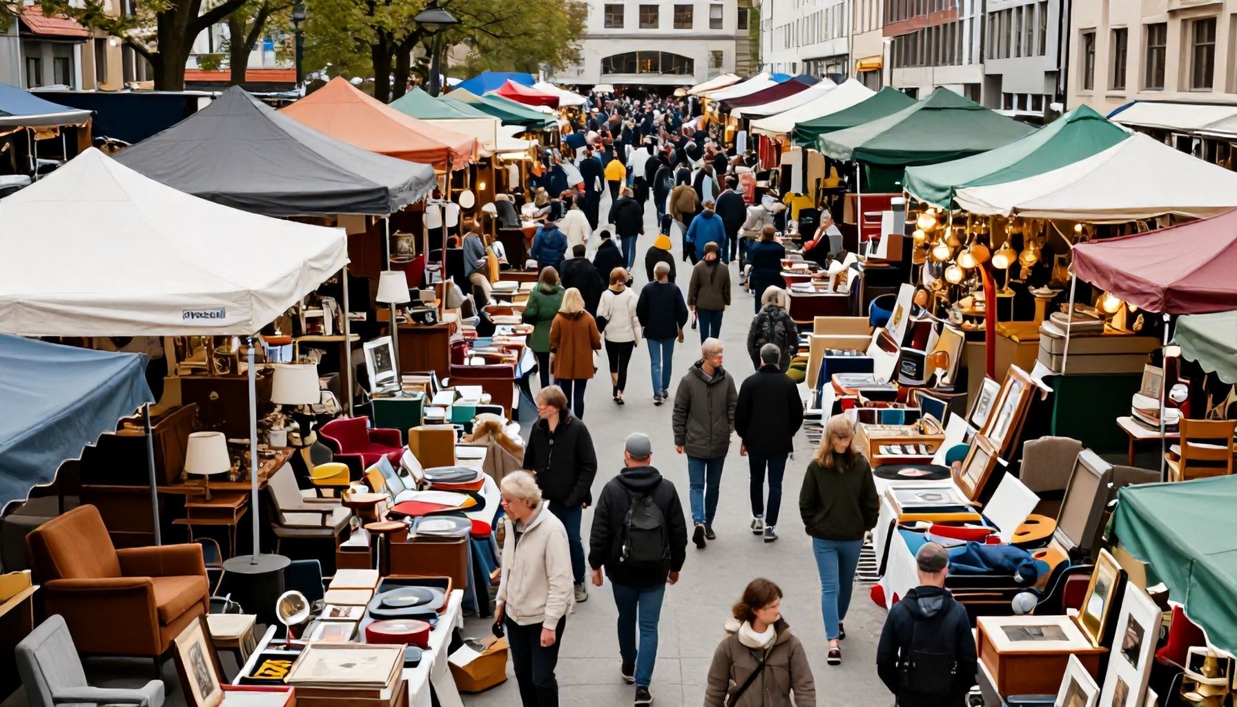 Münchens größter Flohmarkt am Wochenende