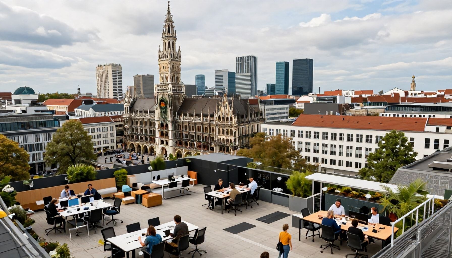 Münchens wachsende Coworking-Landschaft