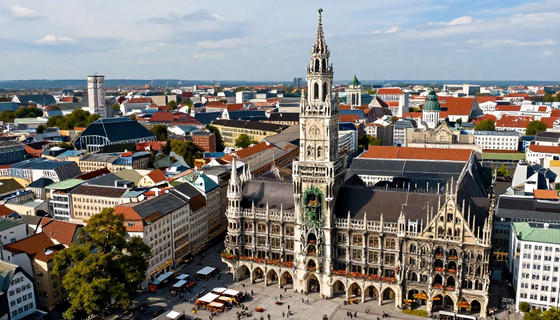 Münchens Wachstum im historischen Kontext