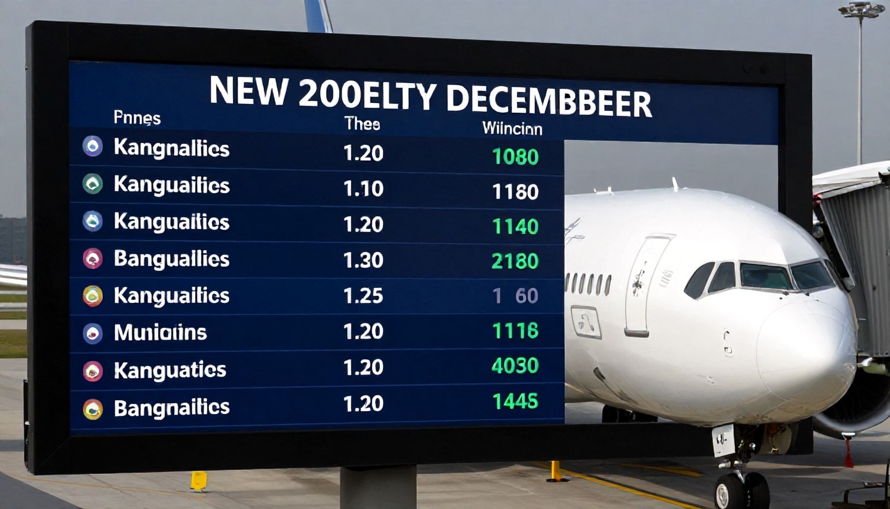Neue Flugfrequenz ab Dezember