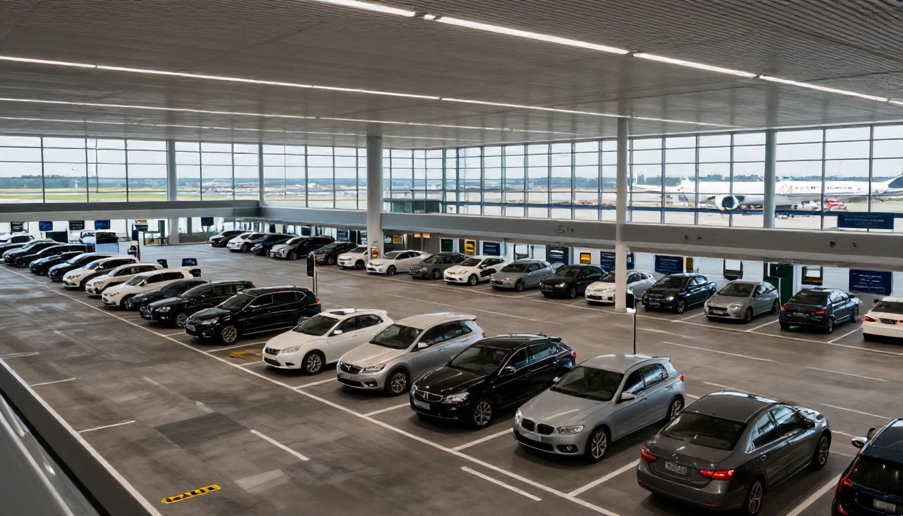 Neue Parkkonzepte für Terminal 2 Ankunft