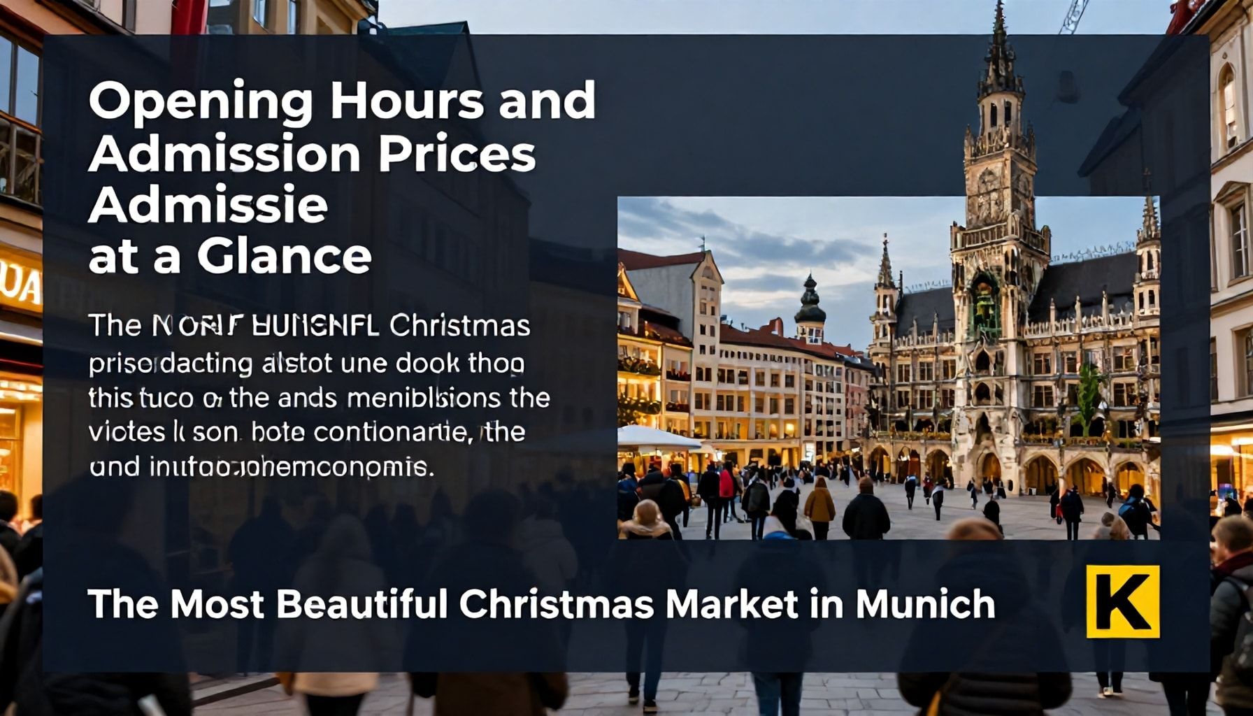 Öffnungszeiten und Eintrittspreise im Überblick