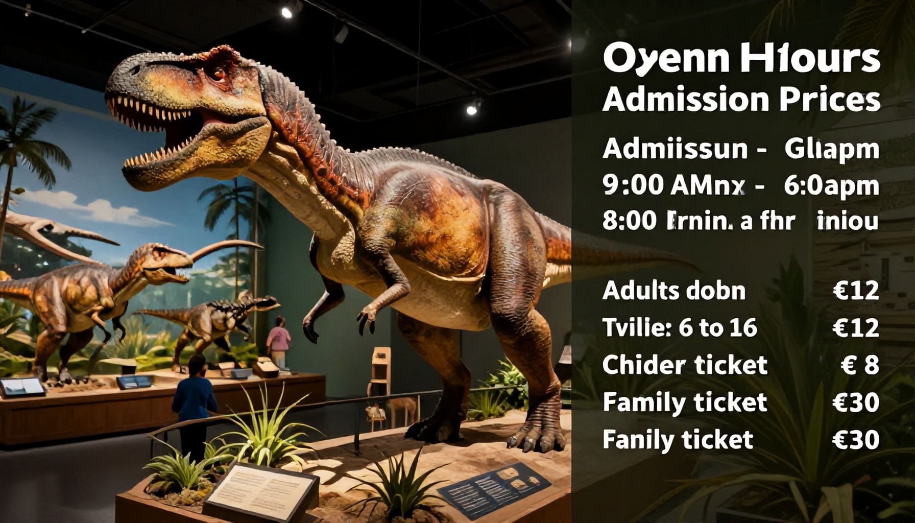 Öffnungszeiten und Eintrittspreise im Überblick