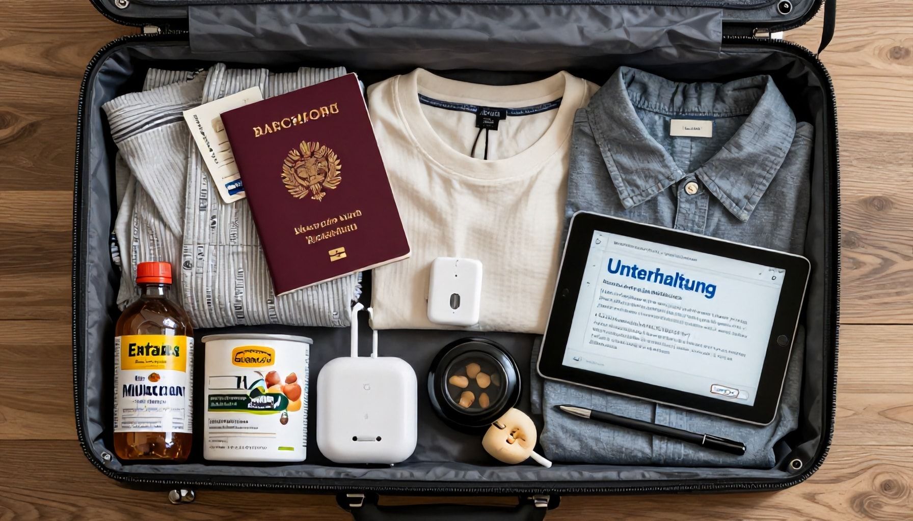 Packliste für einen stressfreien Flug