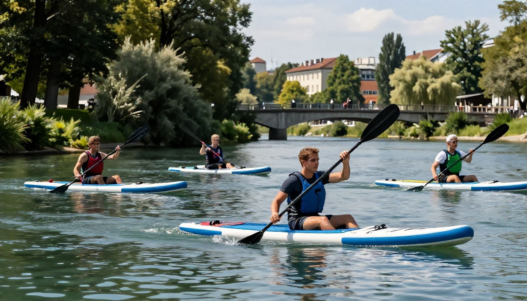 Paddelsport in München neu entdeckt