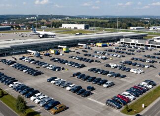 Parkhaus am Flughafen München ab 2025 mit 5.000 Stellplätzen